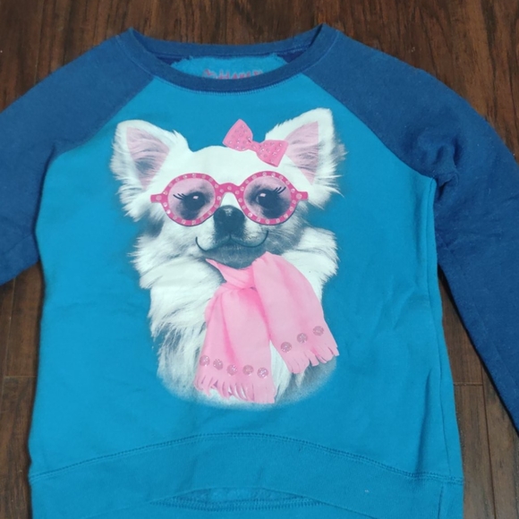 🌼Hanes-girls crew neck sweatshirt -size medium - Picture 2 of 3